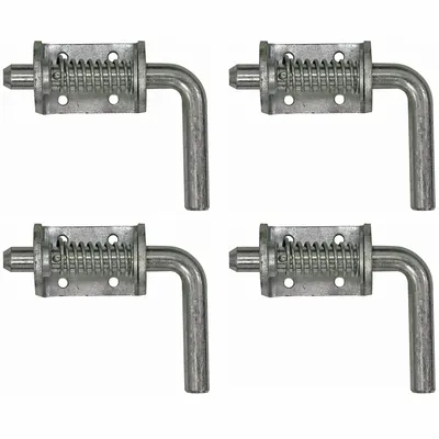 BUYERS PRODUCTS Spring Latch: 3 1/2 in Handle Lg, Stainless Steel, 3/4 in Bolt Wd, 6 in Bolt Lg - Spring Latches