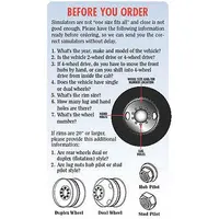 PHOENIX Dual Wheel Simulators, DOT Mount: Dual Wheel Simulators, DOT Mount, For 16 in Wheel Dia (MPN GDG92)