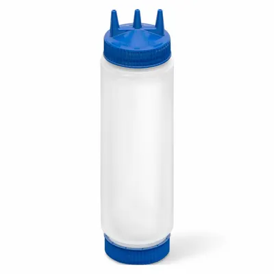 VOLLRATH Squeeze Bottle: 24 oz Capacity, 2 1/8 in Opening Dia, 10 3/4 in Overall Ht - Standard Squeeze Bottles