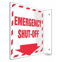 Safety Sign: PETG, Mounting Holes Sign Mounting, 8 in x 8 in Nominal Sign Size, Not Retroreflective