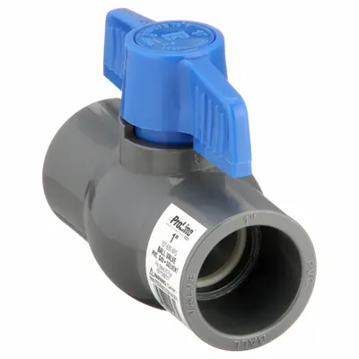 OEM PVC Ball Valve, 1 in, Socket x Socket, Full Port, Tee Handle - PVC Ball Valves