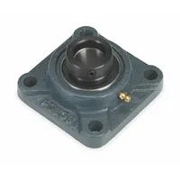 DAYTON 4 Bolt Flange Bearing: Radial Ball, 1 15/16 in Bore, Cast Iron, Eccentric Collar, 5 5/8 in Lg (MPN 3FCZ8)