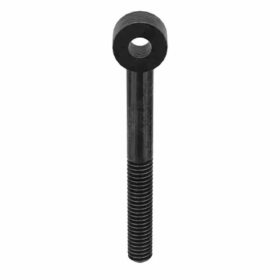 TE-CO Fixed Rod End: Steel, Black Oxide, Right Hand, 3/8"-16 Thread Size - Steel Male Threaded Fixed Rod Ends