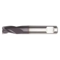 This general purpose carbide square end mill features a TiAlN coating for heat resistance and a 3-flute design for efficient chip evacuation. With a 10 mm mill diameter, 13 mm length of cut, and 50 mm overall length, it is suitable for slotting, profiling, and contouring in industrial machining applications.