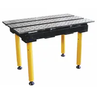 BUILDPRO Welding Table: 36.5 in Ht, 22 in Dp, 38 in Wd, 1,300 lb Wt Capacity, Plain (MPN TMA52238)
