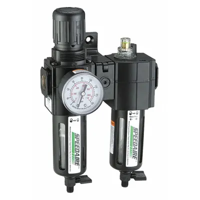 SPEEDAIRE Filter/Regulator/Lubricator: 3/8 in NPT, 60 cfm, 150 psi Max Op Pressure - Speedaire Filter, Regulator & Lubricators (FRLs)