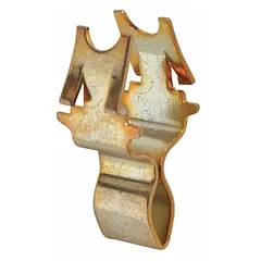 This door strike is a replacement part for Electrolux ovens. It ensures proper latching and secure closure of the oven door. Used in maintenance and repair of ovens to restore safe operation and prevent heat loss.