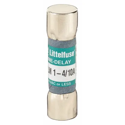 LITTELFUSE Fuse: FLM Series, Midget, Time-Delay, 1.4 A, 250 V AC - Time-Delay Cylindrical Fuses