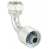 AEROQUIP Hydraulic Crimp Fitting: Steel x Steel, 90° Elbow, -8 For Hose Dash Size, BSPP x Crimp (MPN 1A10BFB8)