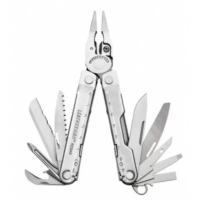 LEATHERMAN Multi Tool Plier: Multi-Tool Plier, 17 Tools, 17 Functions, 4 in Closed Lg - Multi-Tools with Fold-Out Pliers