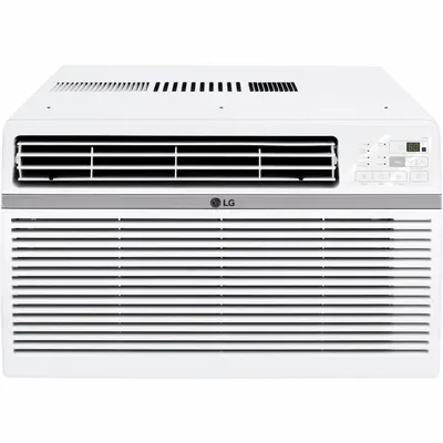 LG Window Air Conditioner: 300 sq ft – 340 sq ft, 8,000 BtuH, 115V AC, 5-15P - Residential-Grade Window ACs for Cooling Only