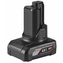 This 12V DC, 6 Ah lithium-ion battery is designed for use with compatible Bosch cordless tools. It provides extended runtime for drills, impact drivers, and other 12V-class tools in industrial maintenance, assembly, and repair applications.