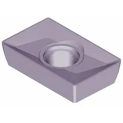 Parallelogram indexable milling insert for face and shoulder milling operations. The shape facilitates chip evacuation and surface finish. Suitable for machining steel, stainless steel, and cast iron in general metalworking applications.