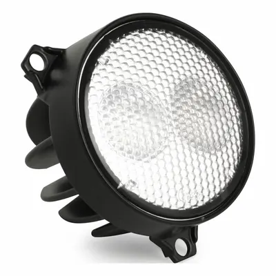 GROTE 64F51 Round LED Floodlight, Black, Deutsch, ECE - Vehicle Floodlights
