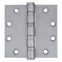 This full mortise butt hinge from BEST is constructed from steel and features a 2-inch leaf width. It incorporates ball bearings for smooth operation and a non-removable pin for security. Suitable for heavy commercial or industrial doors requiring permanent installation.