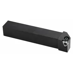 The KYOCERA KGBAL12435 is an indexable toolholder for external grooving, cutoff, and turning operations. It accepts standard grooving inserts and is suited for CNC lathes and manual machines requiring repeatable accuracy and chip control.