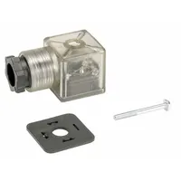 PARKER Solenoid Coil Connector: B/Viking Xtreme, DIN 43650 Form C, 15 mm For Coil Size, 24V AC/DC (MPN PS294679BP)