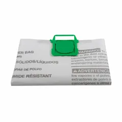 This 1-ply cloth vacuum bag is designed for wet/dry pickup in Dayton shop vacuums. It provides standard filtration for general debris collection during maintenance and cleanup tasks in industrial facilities.
