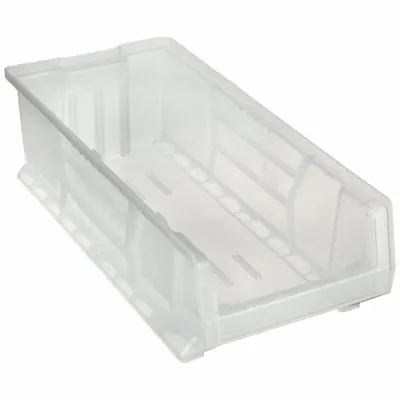 QUANTUM STORAGE SYSTEMS Bin: 23 7/8 in Overall Lg, 11 in x 7 in, Clear - Clearview Hopper Bins