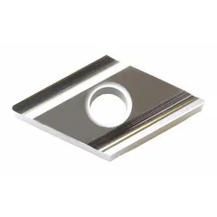 Diamond indexable turning insert for precision machining of non-ferrous materials. Used in turning, boring, and facing operations to achieve high surface finish.