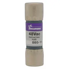 Fast-acting cylindrical fuse rated 400 mA, 600 V AC, with 13/32 in x 1 3/8 in dimensions. Provides overcurrent protection in industrial control panels and motor circuits where rapid response to short circuits is required.