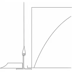 Flange kit for 1 ft x 4 ft recessed troffers. Provides a finished trim edge for ceiling grid installations. Dimensions: 12 5/12 in width, 48 5/12 in length, 2 2/3 in height.