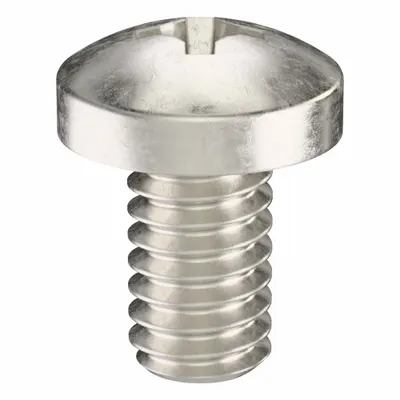 USA INDUSTRIALS Machine Screw: #1-72 Thread Size, 1/8 in Lg, 316, Stainless Steel, Plain - Pan Head Machine Screws