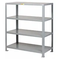 LITTLE GIANT Metal Shelving: Heavy-Duty, Standalone, 60 in x 24 in, 72 in Overall Ht, 4 Shelves (MPN 4SH-2460-72)