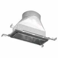 Vent Boot Hanger: Straight Boot Boot, 7 in Dia. 7 in H x 7 in W Collar Size, 7 in Collar Dia, Steel (MPN SBS-4127 SB)