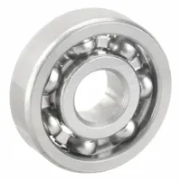 EZO Miniature Ball Bearing: R2-6, Open, 1/8 in Bore, 3/8 in OD, 0.109 in Wd, Stainless Steel Ring (MPN SR2-6 A3MC3AF2)