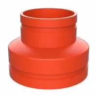 GRUVLOK Metal Pipe Elbow: Concentric Reducer, 2 in x 1 in, Grooved x Grooved, 2 1/2 in Lg (MPN 0390130177)
