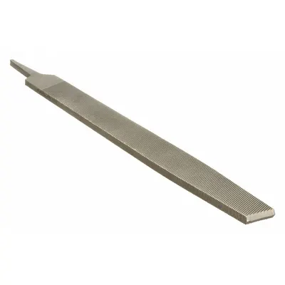 WESTWARD Machinists File: Square, Double-Cut, Single Edge Cut, Bastard Cut, 14 in Lg without Tang - Double-Cut Square Files