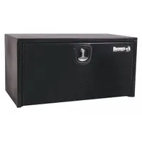 BUYERS PRODUCTS Underbody Truck Box: Underbody Truck Box, Single Drop-Down Door Door, Black, Steel (MPN 1732305)