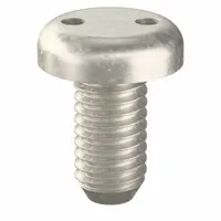 Tamper Resistant Screw: #10-32 Thread Size, 3/8 in Lg, Stainless Steel, Plain, Pan, Spanner, 25 PK (MPN 121235)