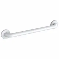WINGITS Wall Grab Bar: Straight, 12 in Lg, 1 1/4 in Dia, Stainless Steel, Painted, WINGITS / PREMIUM (MPN WGB5YS12WH)