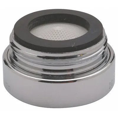 ZURN Aerator: 2 gpm Flow Rate, Aerated Flow Outlet, Zinc, Chrome Finish - Faucet Aerators & Outlets