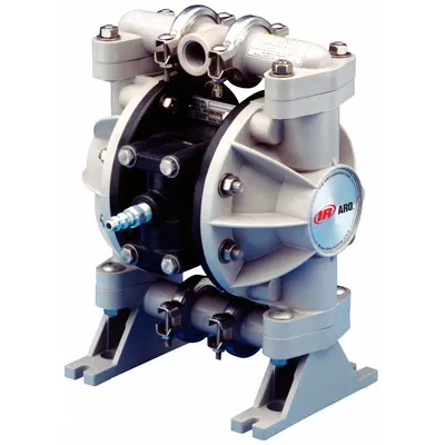 ARO Air Operated Diaphragm Pump: Polypropylene Body, 1/2 in, NPT Connection - Polypropylene Housing AODD Pumps