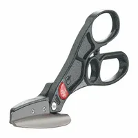 MALCO Aviation Snip: Right/Straight, 11 in Overall Lg, 2 1/4 in Cutting Lg, Steel, TPR, Steel (MPN AV73)