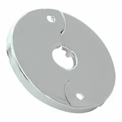 APPROVED VENDOR Split-Flange Escutcheon, ABS, Silver, 3/4 in Pipe Size, 25745