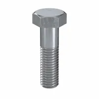 Hex Head Cap Screw: Steel, Class 8.8, Zinc Plated, M14, Metric, 50 mm lg, Partially Threaded, 25 PK (MPN HF08140500-025P1)