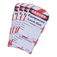 IDEAL WAREHOUSE INNOVATIONS, INC. Replacement Lockout Tags: 70-1187, 70-1187, 70-1186, 25 PK
