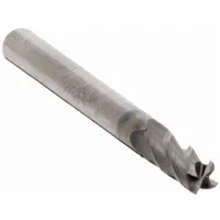 CLEVELAND Square End Mill: Carbide, AlCrN Coated, 4 Flute, 2.5 mm Mill Dia, 7.5 mm LOC, 38.1 mm OAL (MPN C76265)