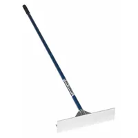 SEYMOUR MIDWEST Asphalt Lute: Aluminum Head, Aluminum Handle, Straight Handle Type, 66 in Handle Lg (MPN 52917GRA)