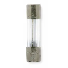 Time-delay cylindrical fuse rated 6.3 A, 250 V AC, with 5 mm x 20 mm dimensions. Designed for overcurrent protection in circuits where temporary inrush currents occur, such as in control panels and machinery. Provides delayed response to prevent nuisance opening during startup.