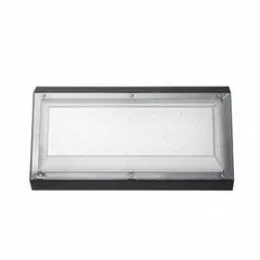 This linear LED fixture is designed for high-abuse areas such as stairwells, corridors, and parking garages. It features a polycarbonate housing for impact resistance and operates at 120/277V AC, delivering 3,090–3,386 lumens at 4000K color temperature with 30W power consumption. No emergency battery backup or NEMA enclosure rating is included.