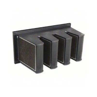 OEM V-Bank Air Filter: 12 in x 24 in x 12 in, Fiberglass, Single Header, 4 Vs - MERV 15 V-Bank Air Filters