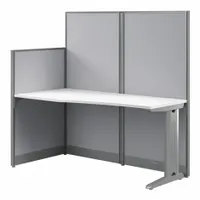 BUSH BUSINESS FURNITURE Modular Cubicle Workstation: 63 in Overall Ht, 64 in Overall Wd, White (MPN WC36192-03K)