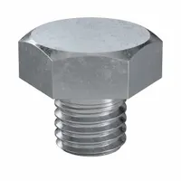 Hex Head Cap Screw: Steel, Class 8.8, Zinc Plated, M10, Metric, 10 mm lg, Fully Threaded, 100 PK (MPN HC38100100-100P1)