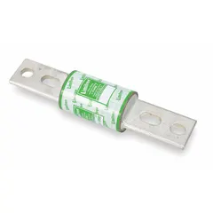 BUSSMANN KLU Series Class L time-delay bolt-on fuse rated 1.5 kA at 600 V AC. Non-indicating design with bolt-on body for secure mounting. Provides overcurrent protection in industrial electrical systems such as switchboards, panelboards, and motor control centers where high interrupting capacity and delayed response to inrush currents are required.