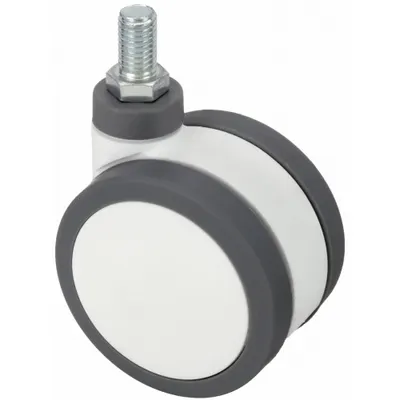 OEM Twin-Wheel Threaded Stem Caster for Medical Equipment - Twin-Wheel Threaded Stem Casters for Medical Equipment